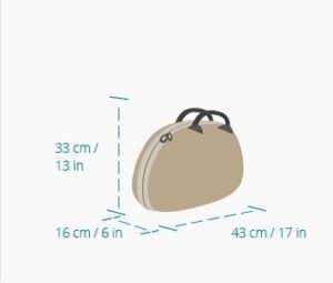 what is the size of a carry on bag for air canada