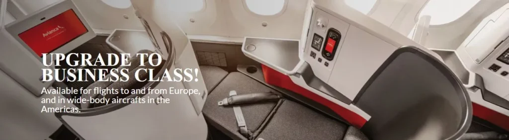 Avianca Upgrade - Upgrade to Business Class