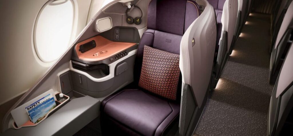 Singapore Airlines Upgrade Business Class